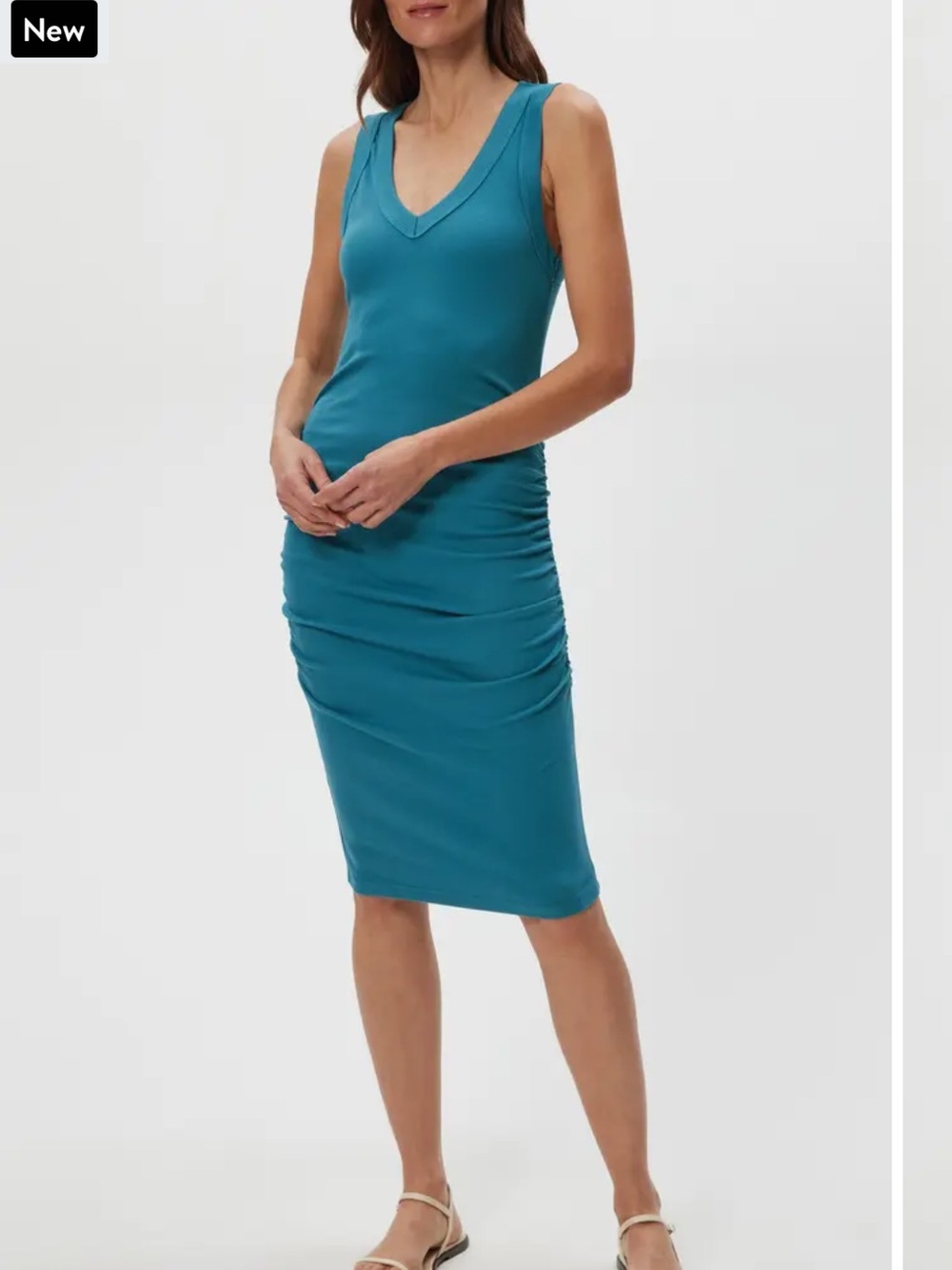 Michael Stars Esme Above Knee Dress, Blue XS